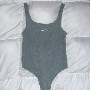 Nike Bodysuit, Size Extra Small, Gray